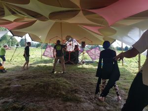 Goa trance outdoor gathering (Belgium)